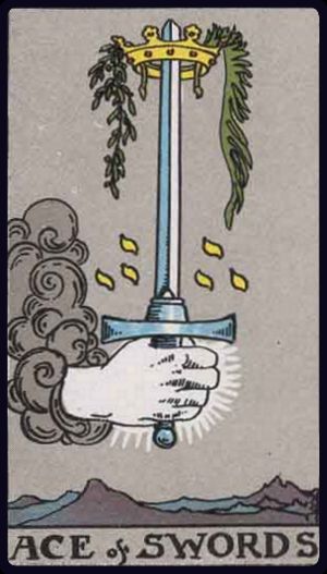 Tarot card Ace of Swords