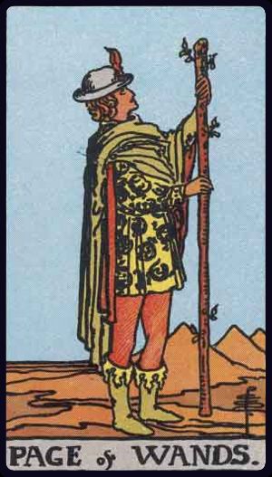 Tarot card Page of Wands