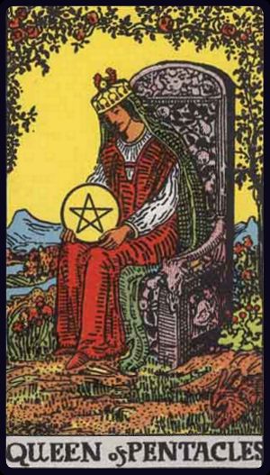 Tarot card Queen of Pentacles