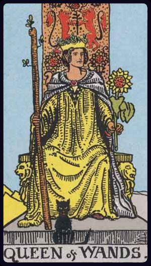 Tarot card Queen of Wands