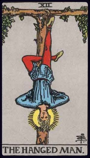 Tarot card The Hanged Man