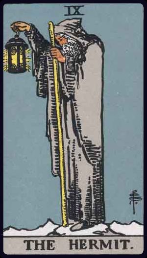 Tarot card The Hermit