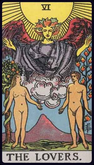 Tarot card The Lovers