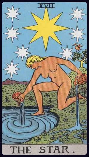 Tarot card The Star