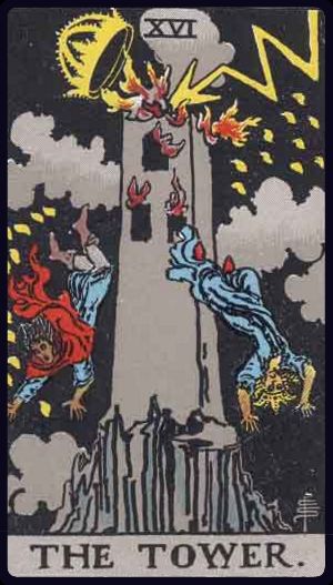 Tarot card The Tower